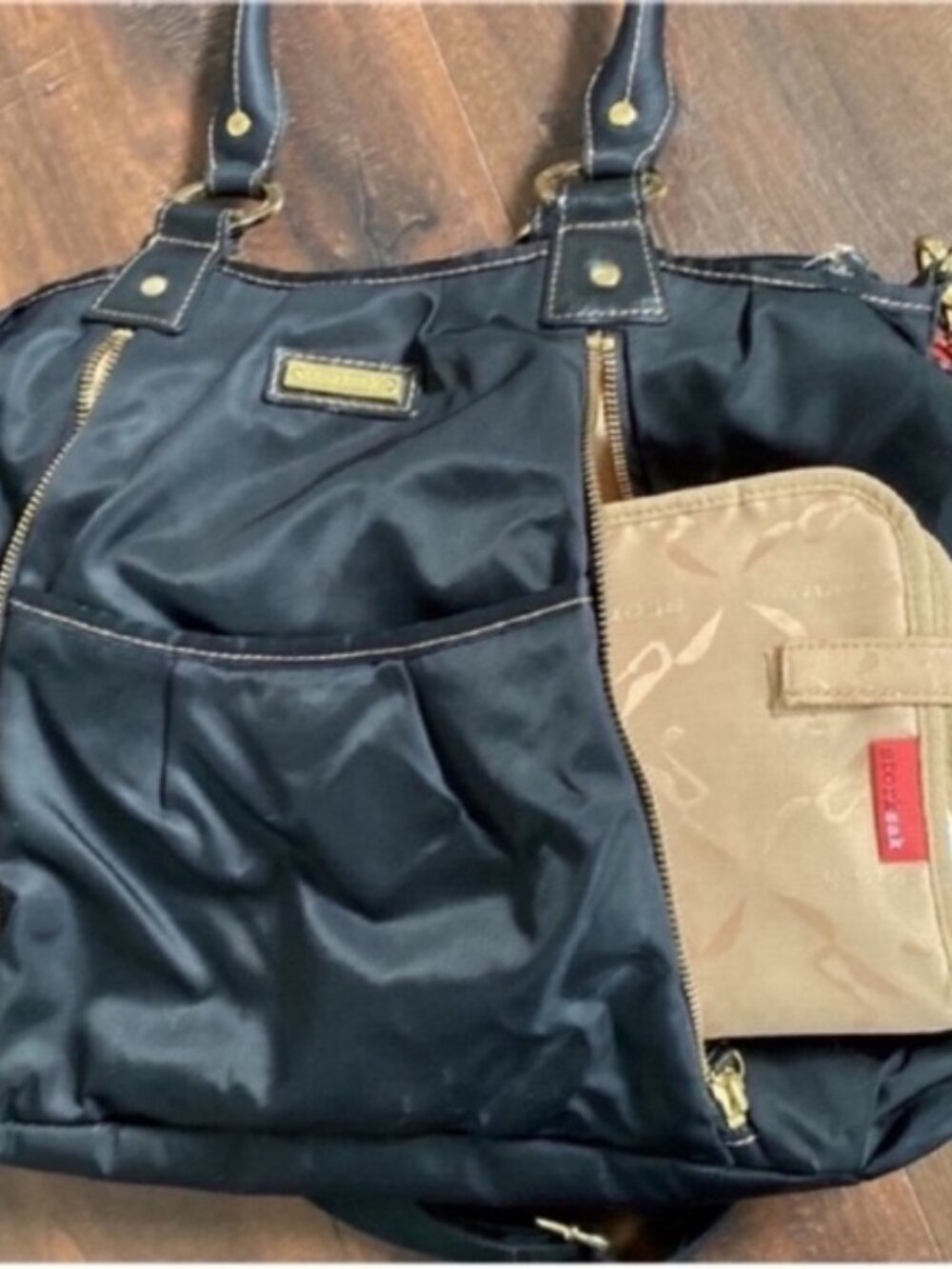 Storksak Bag Olivia Baby Bag Diaper Bag Black - Picture 7 of 10
